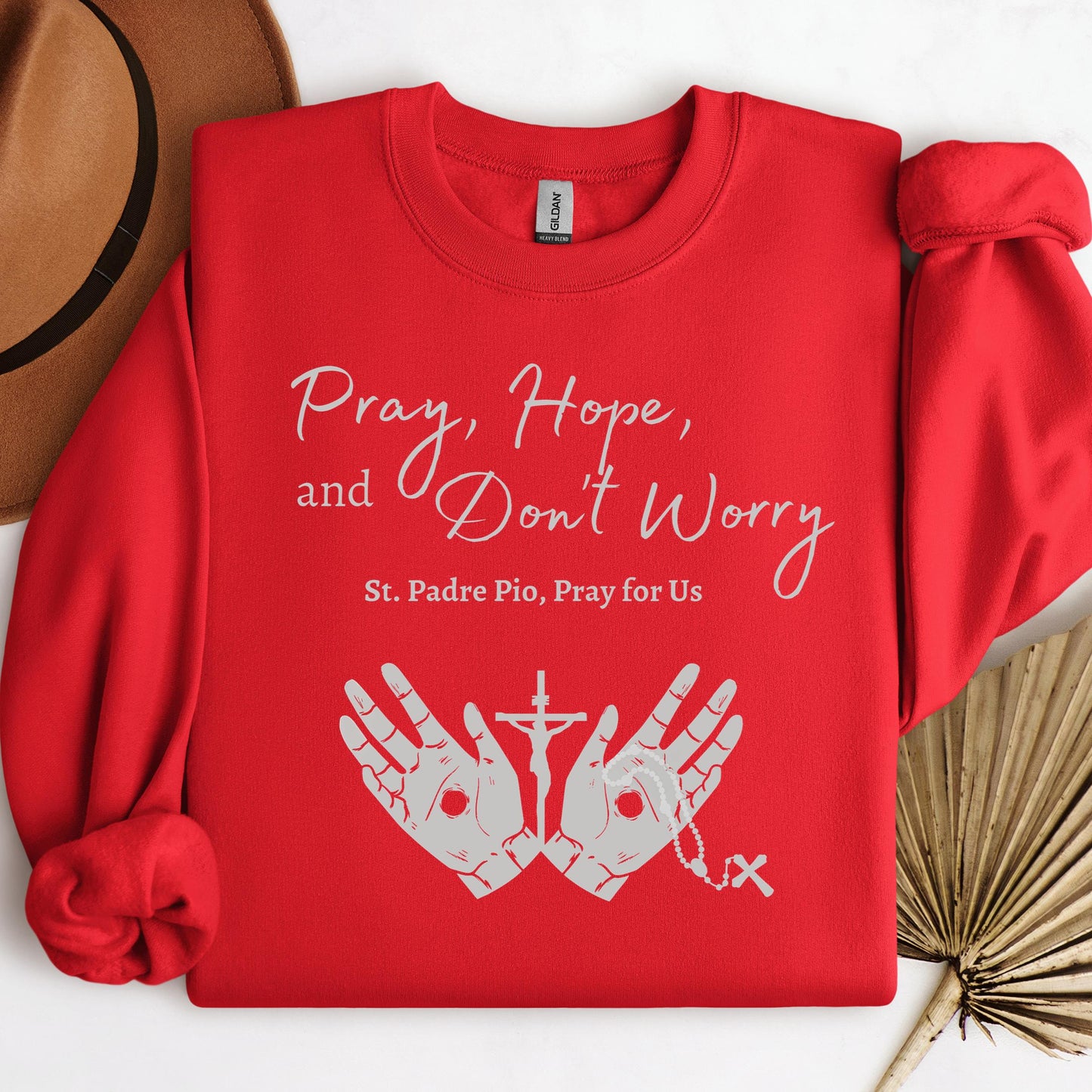 Pray Hope And Don_t Worry St Padre Pio Pray For Us 01