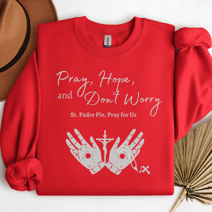 Pray Hope And Don_t Worry St Padre Pio Pray For Us 01