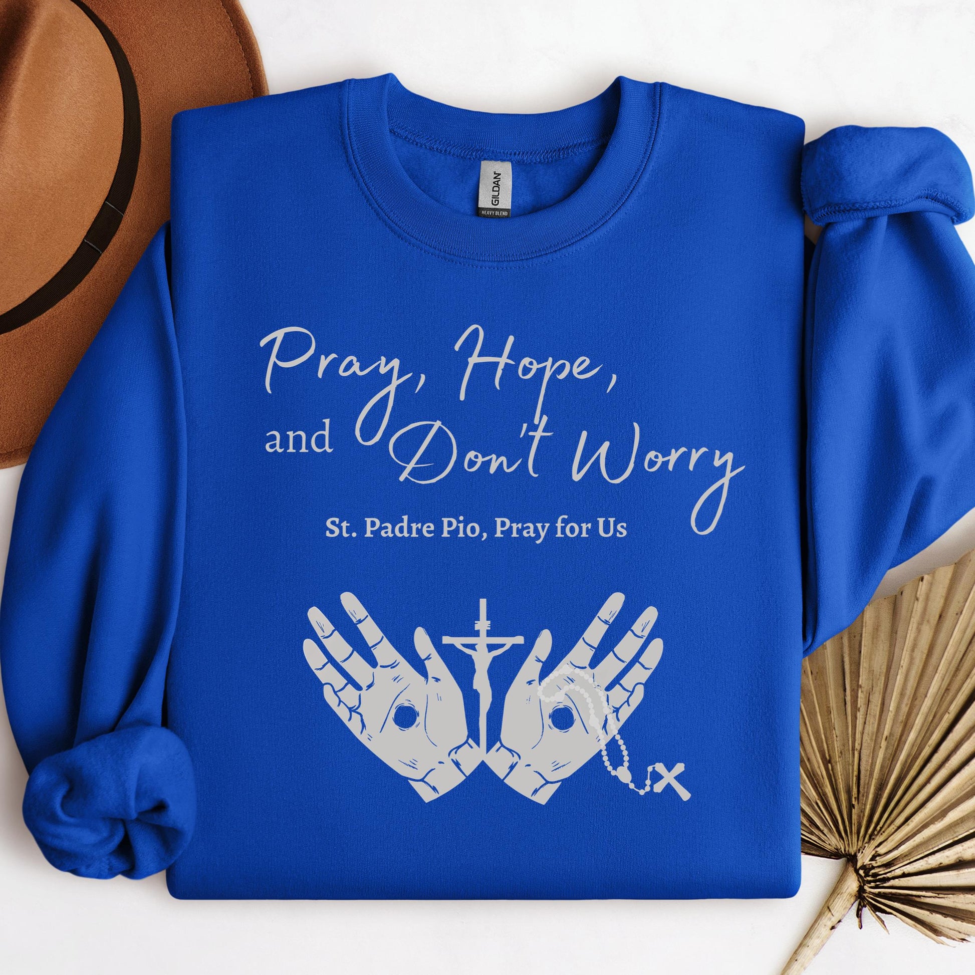Pray Hope And Don_t Worry St Padre Pio Pray For Us 01