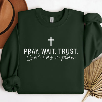 Pray Wait Trust God Has A Plan 01