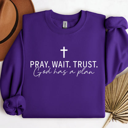 Pray Wait Trust God Has A Plan 01