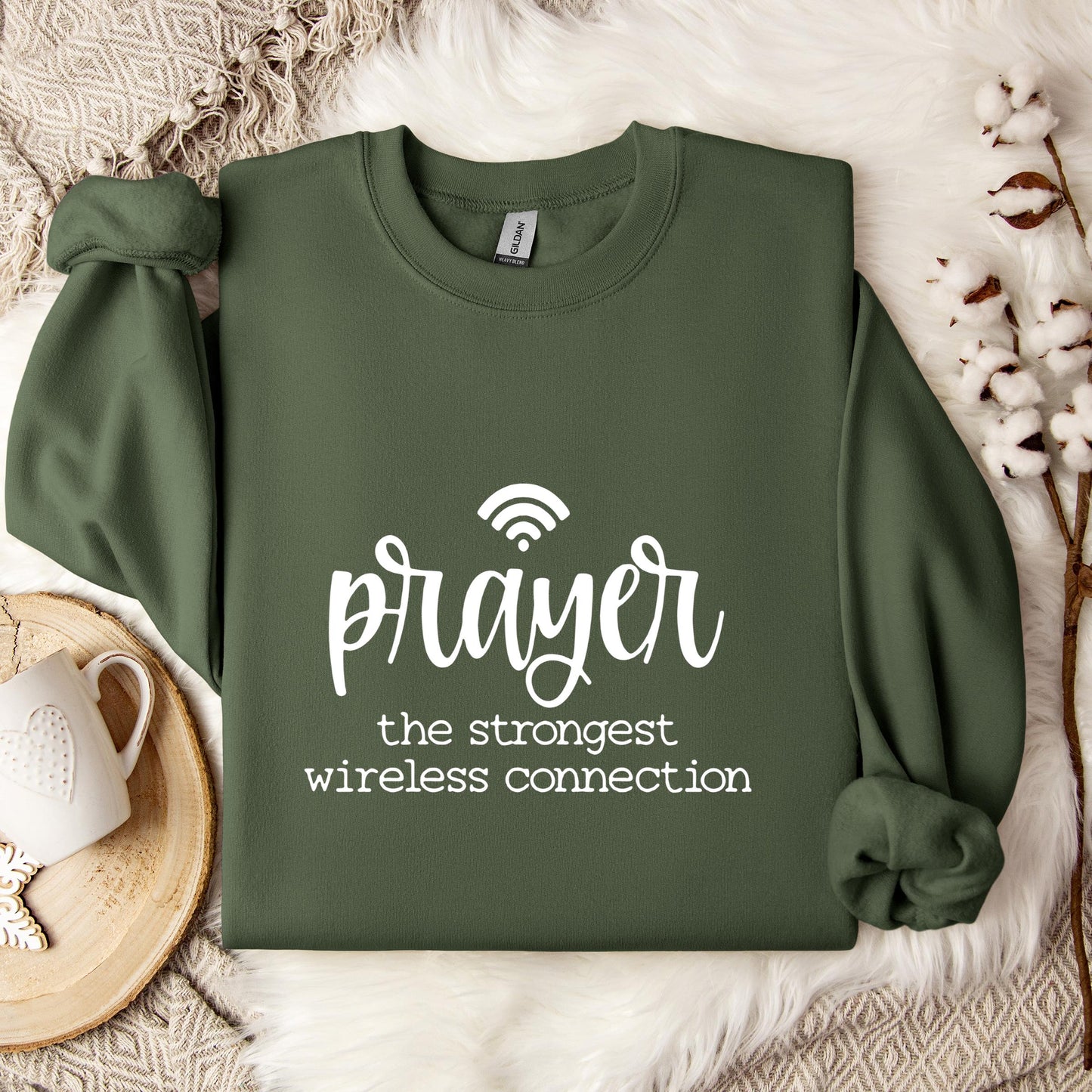 Prayer The Strongest Wireless Connection Sweatshirt
