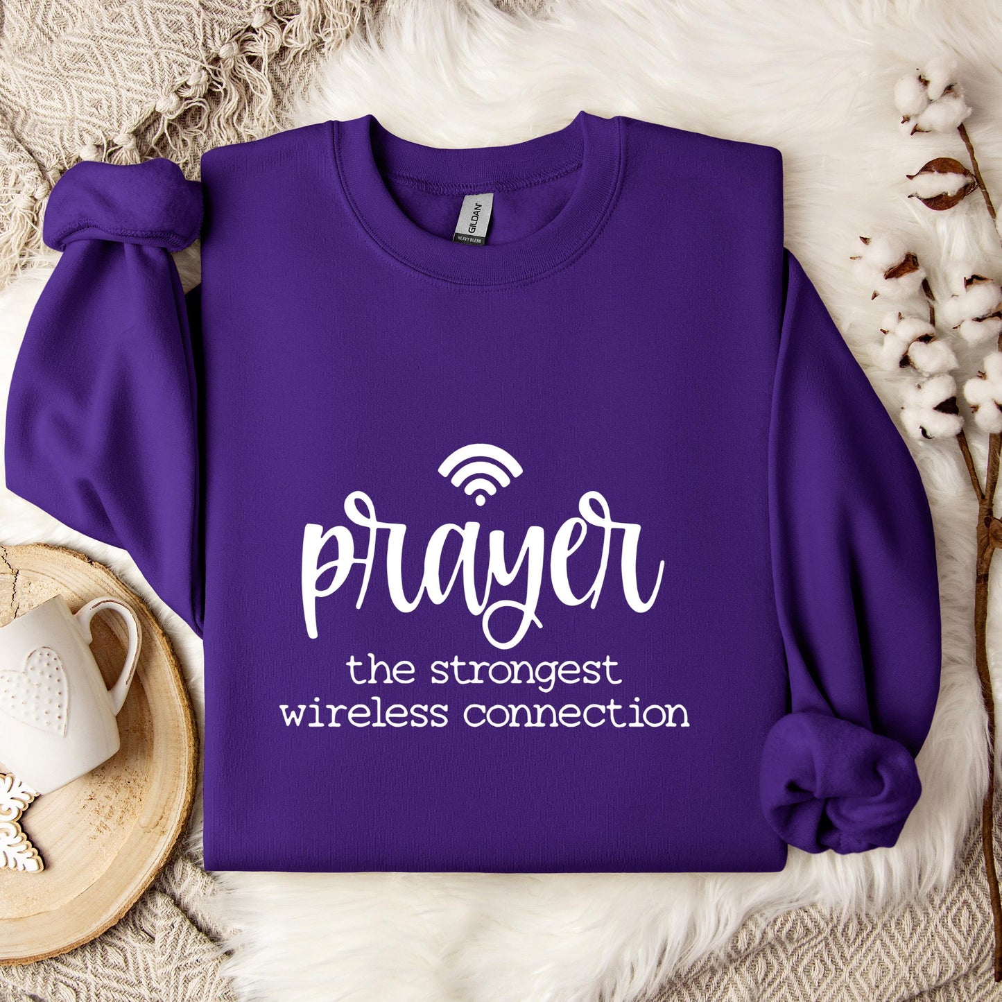 Prayer The Strongest Wireless Connection Sweatshirt