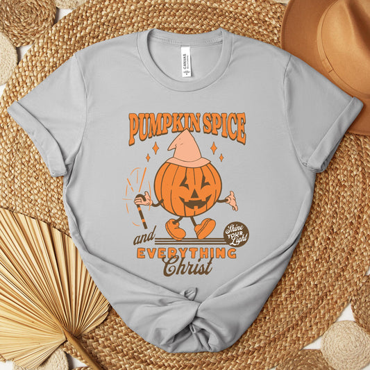 Pumpkin Spice And Everything Christ Premium T-shirt