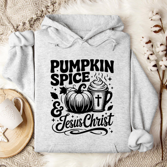 Pumpkin Spice And Jesus Christ 03 Hoodie