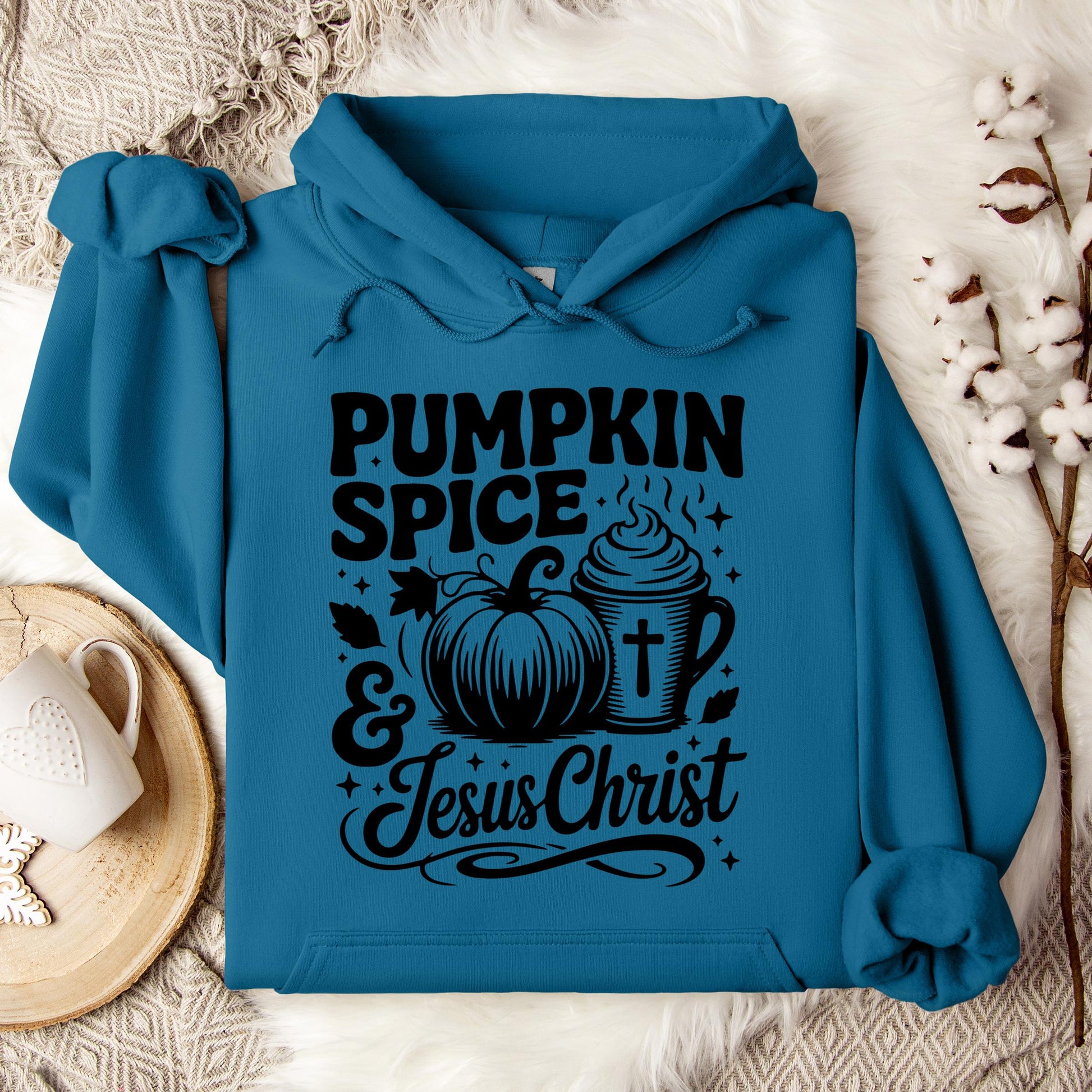 Pumpkin Spice And Jesus Christ 03 Hoodie