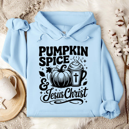 Pumpkin Spice And Jesus Christ 03 Hoodie