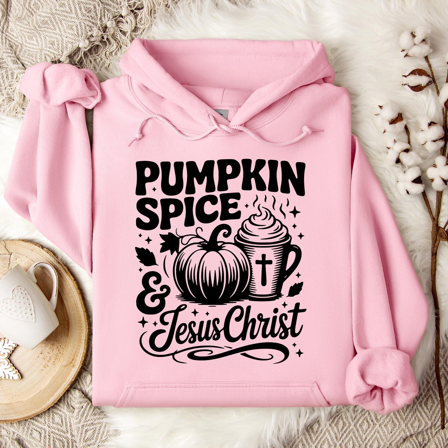 Pumpkin Spice And Jesus Christ 03 Hoodie