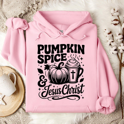 Pumpkin Spice And Jesus Christ 03 Hoodie