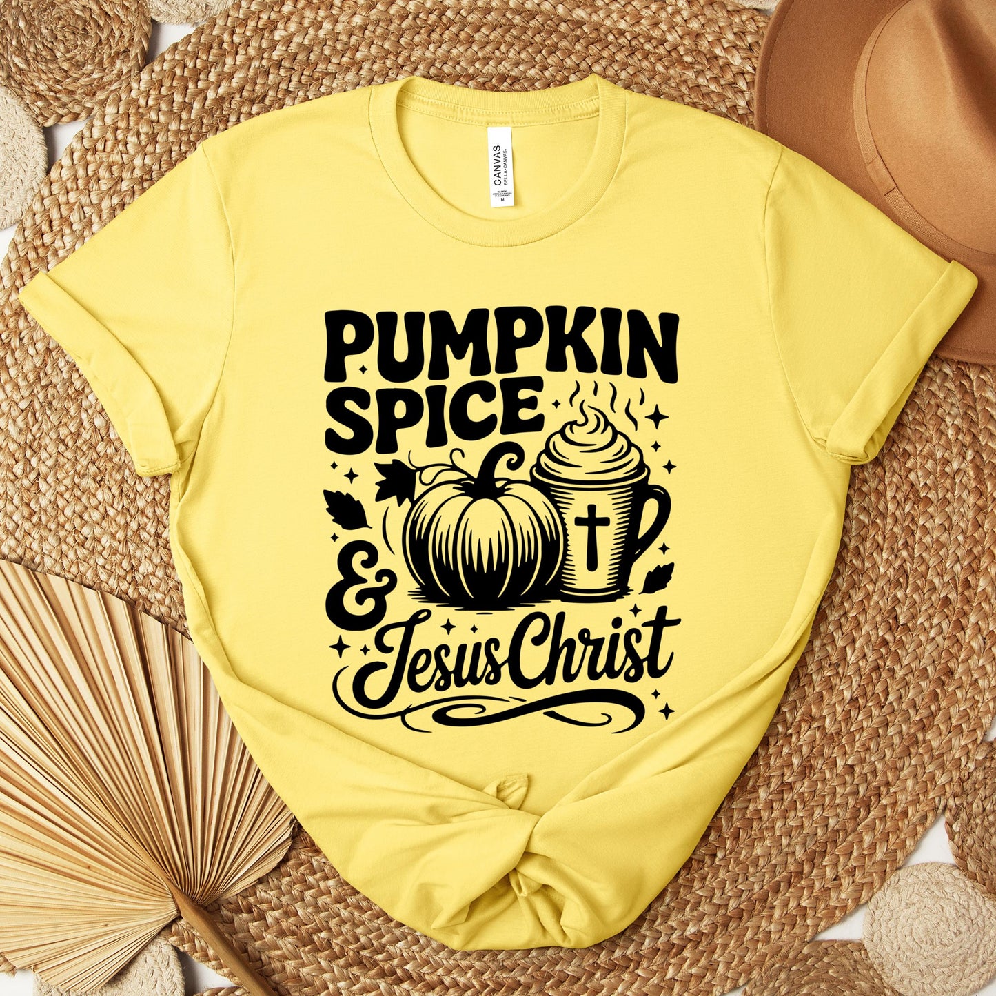 Pumpkin Spice And Jesus Christ 03 Premium T-shirt