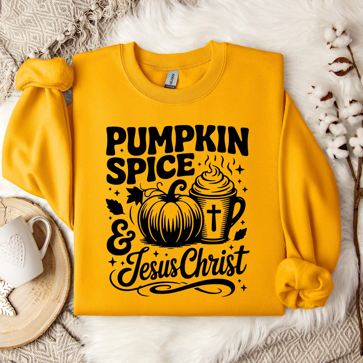 Pumpkin Spice And Jesus Christ 03 Sweatshirt
