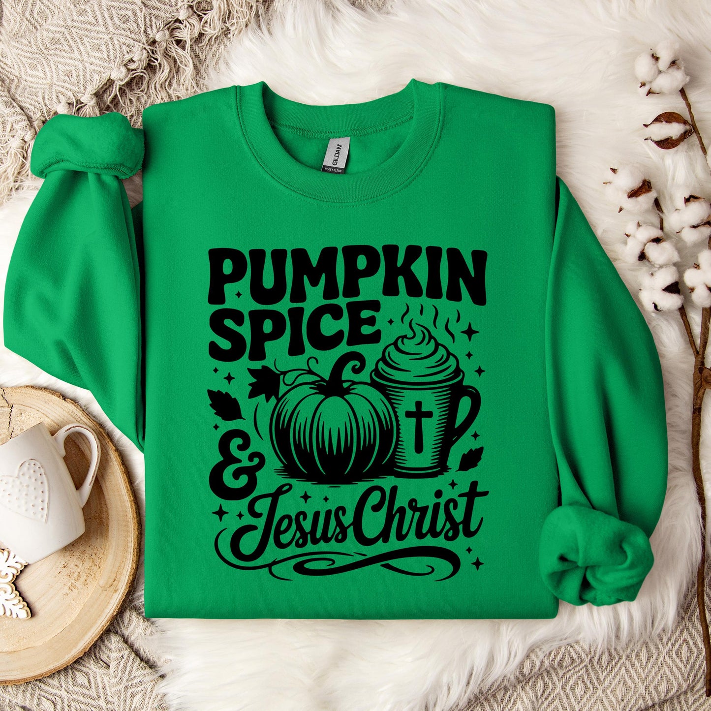 Pumpkin Spice And Jesus Christ 03 Sweatshirt