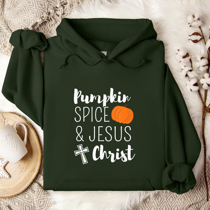 Pumpkin Spice And Jesus Christ Hoodie