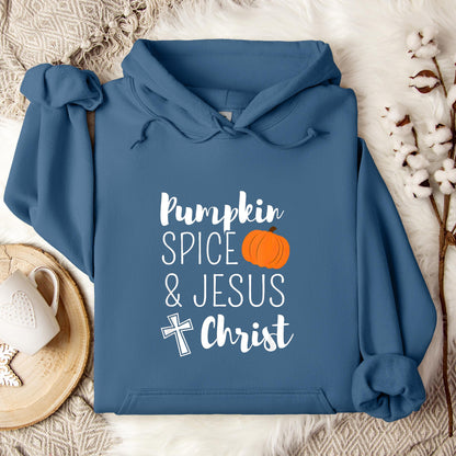 Pumpkin Spice And Jesus Christ Hoodie