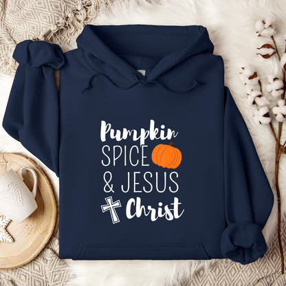 Pumpkin Spice And Jesus Christ Hoodie