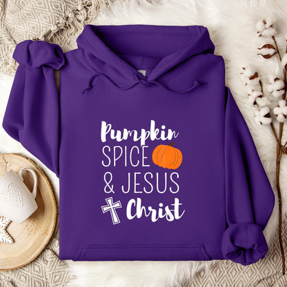 Pumpkin Spice And Jesus Christ Hoodie