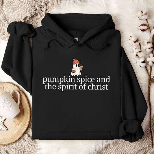 Pumpkin Spice And The Spirit Of Christ Hoodie