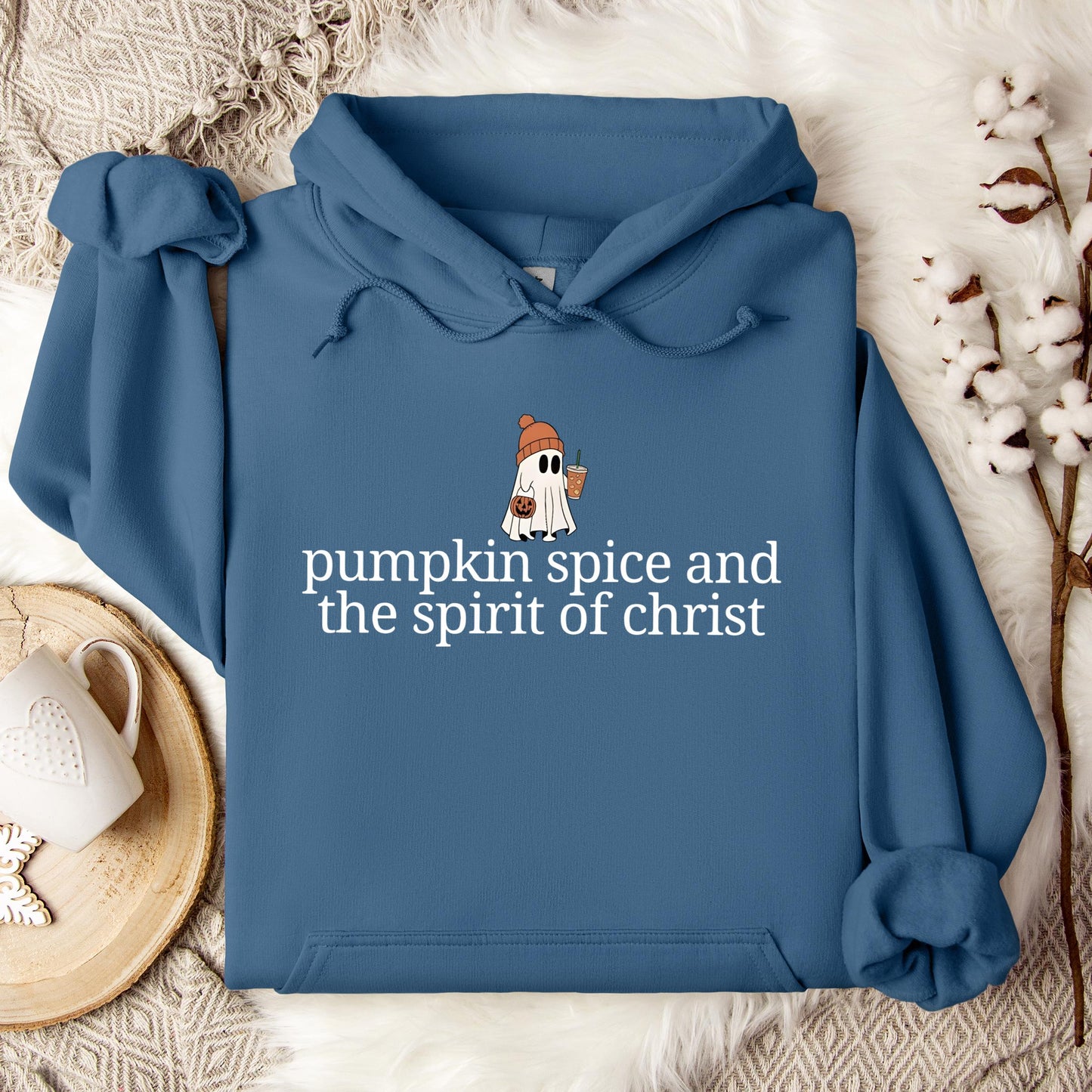 Pumpkin Spice And The Spirit Of Christ Hoodie