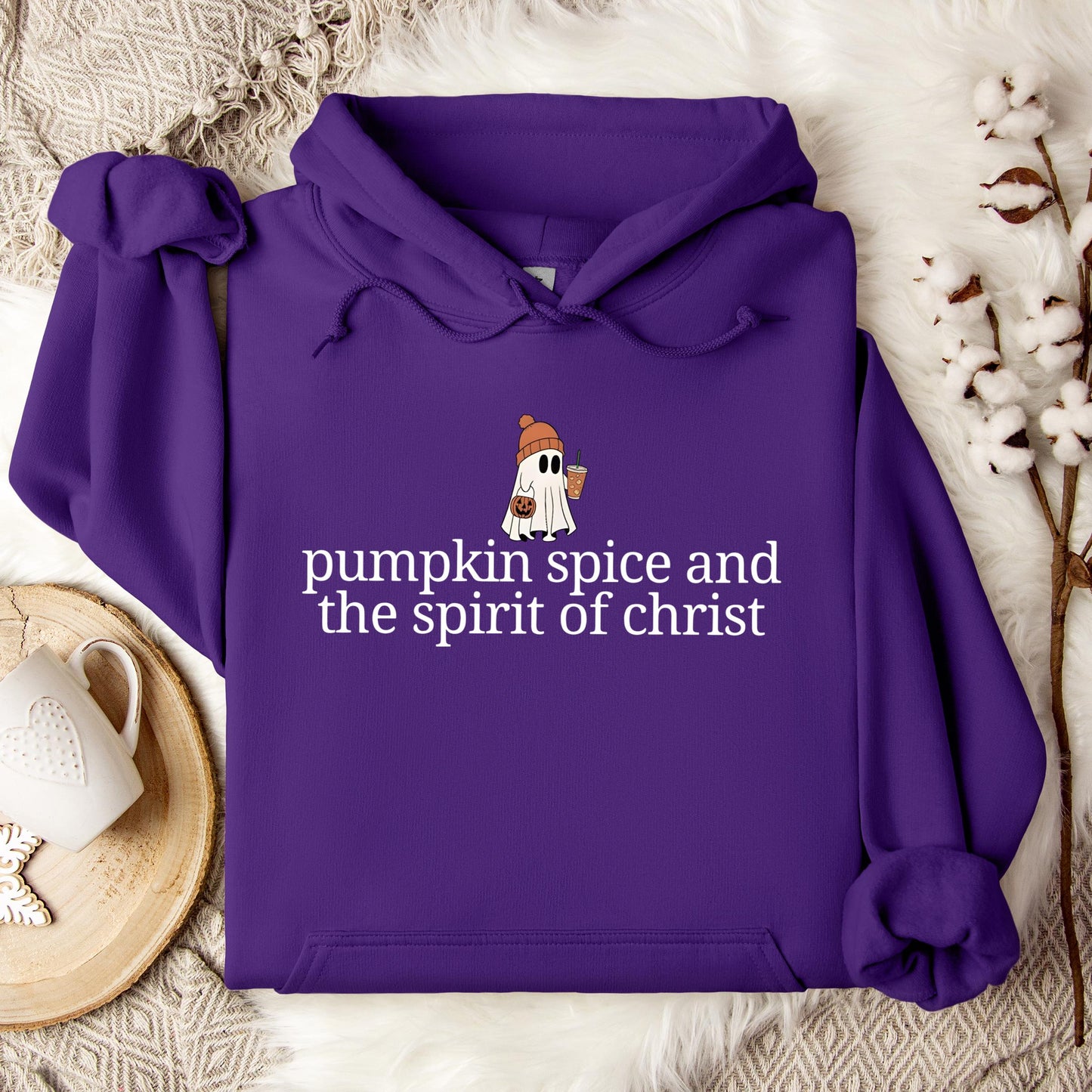Pumpkin Spice And The Spirit Of Christ Hoodie