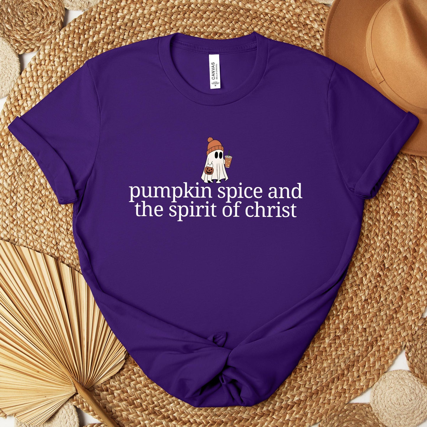 Pumpkin Spice And The Spirit Of Christ Premium T-shirt