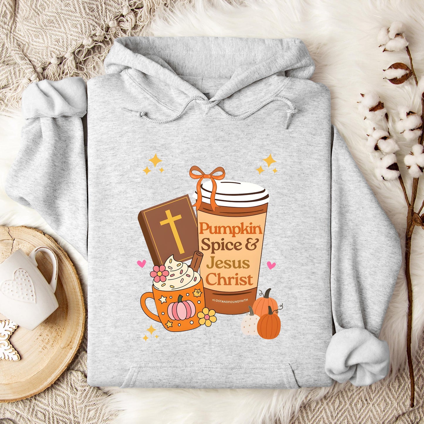 Pumpkin Spice & Jesus Christ 05 Hoodie