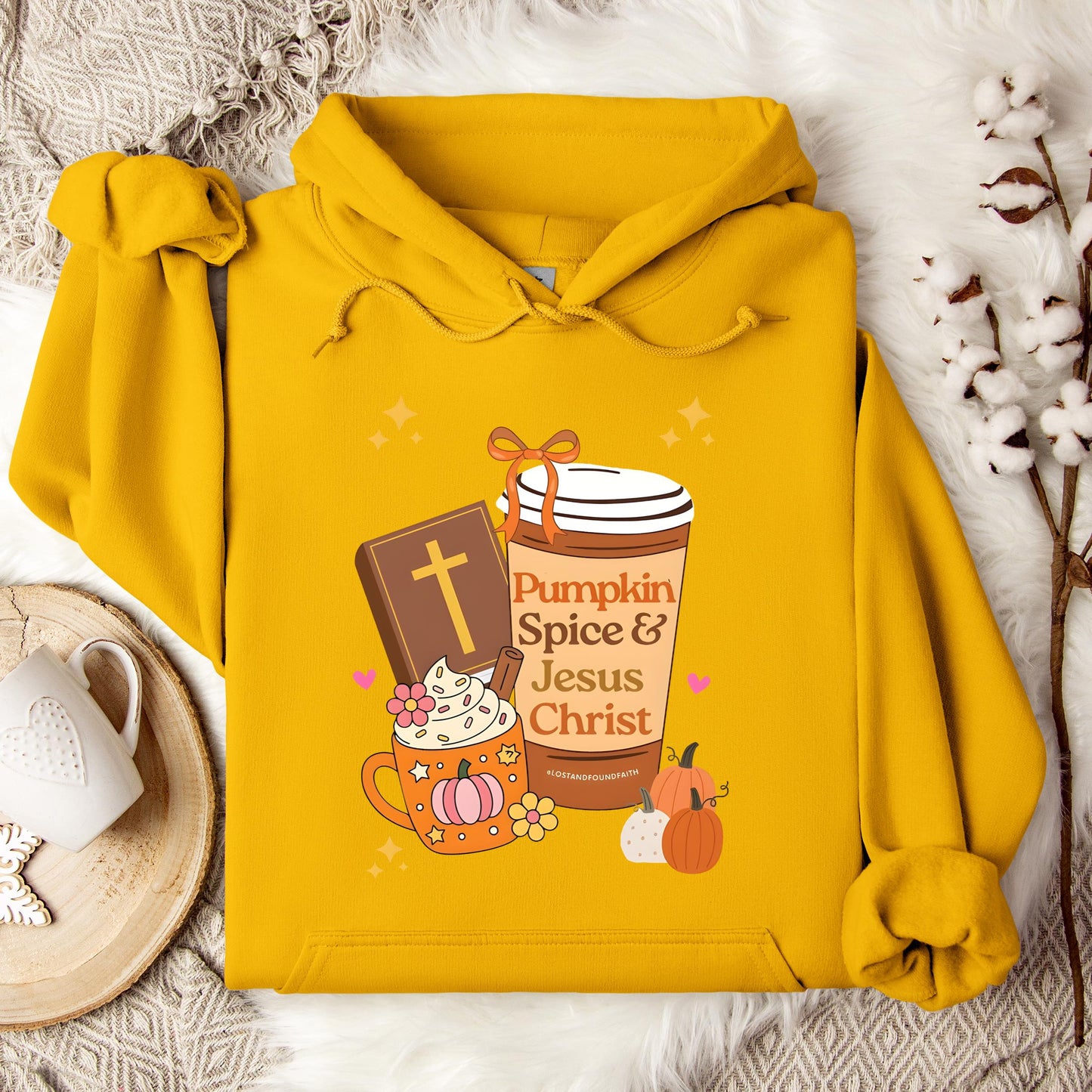 Pumpkin Spice & Jesus Christ 05 Hoodie