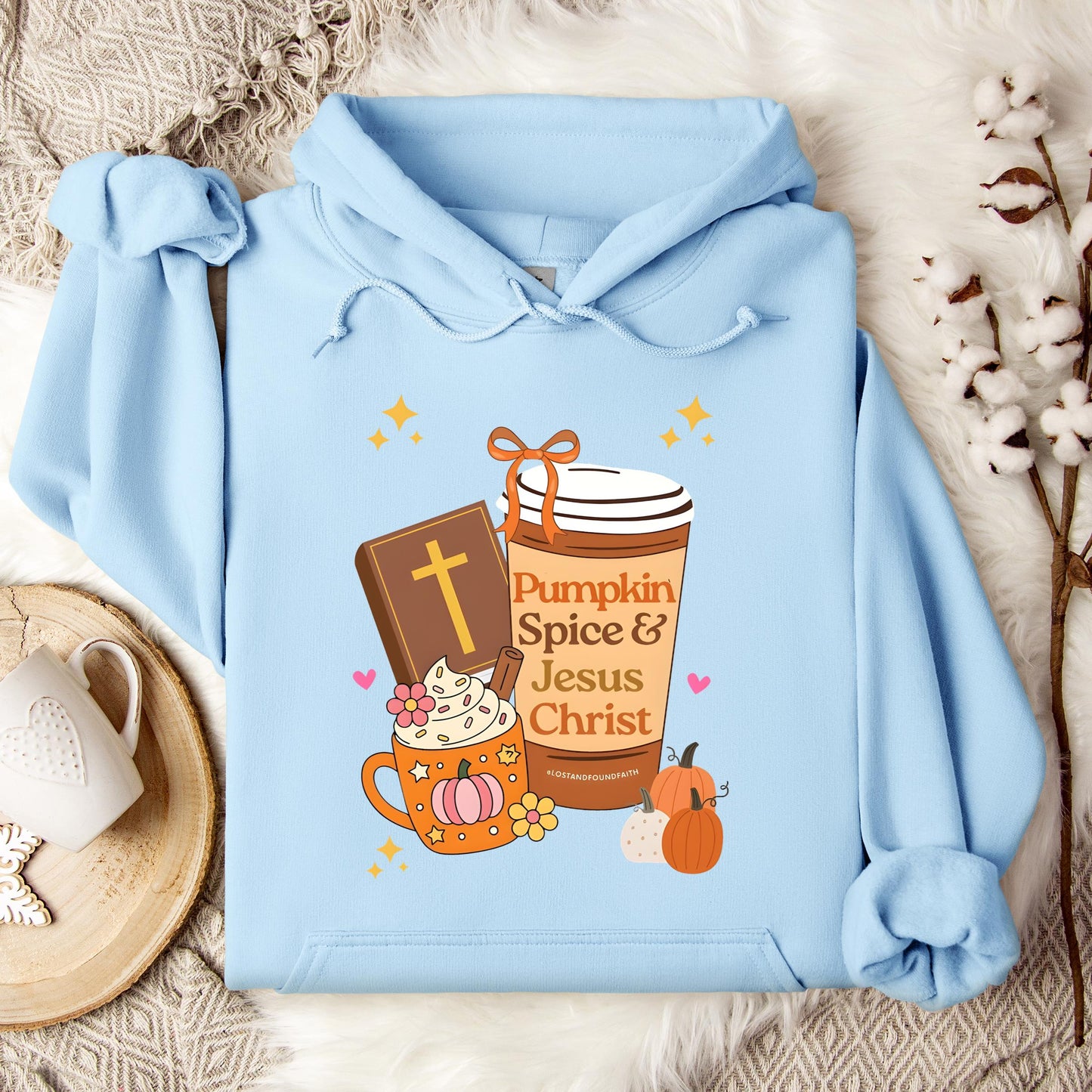 Pumpkin Spice & Jesus Christ 05 Hoodie