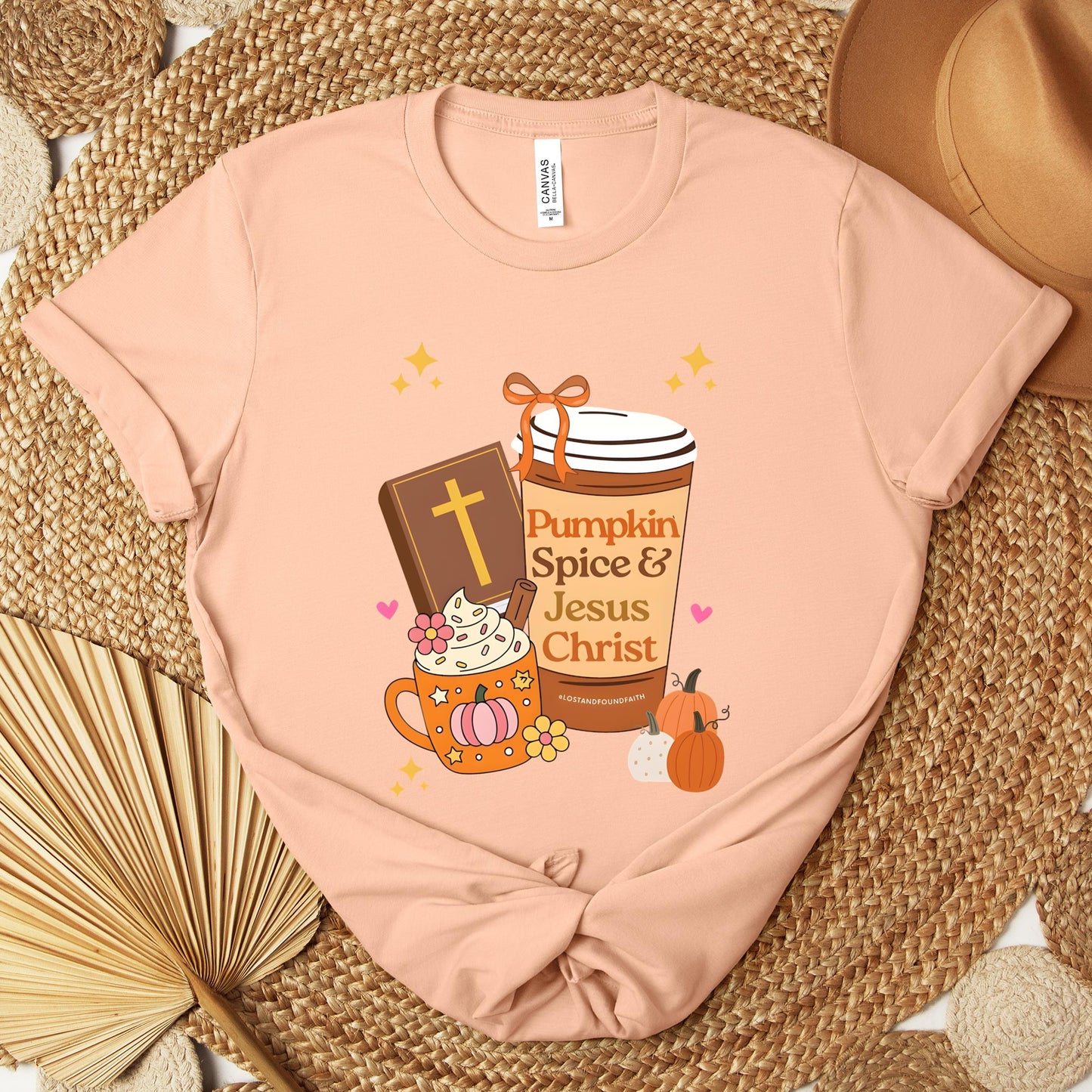 Pumpkin Spice & Jesus Christ 05 Premium T-shirt