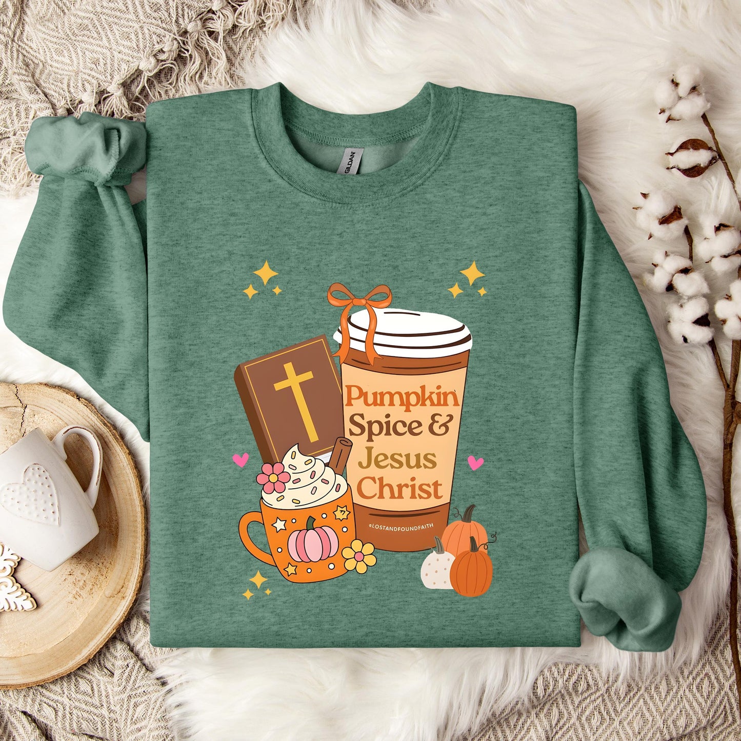 Pumpkin Spice & Jesus Christ 05 Sweatshirt