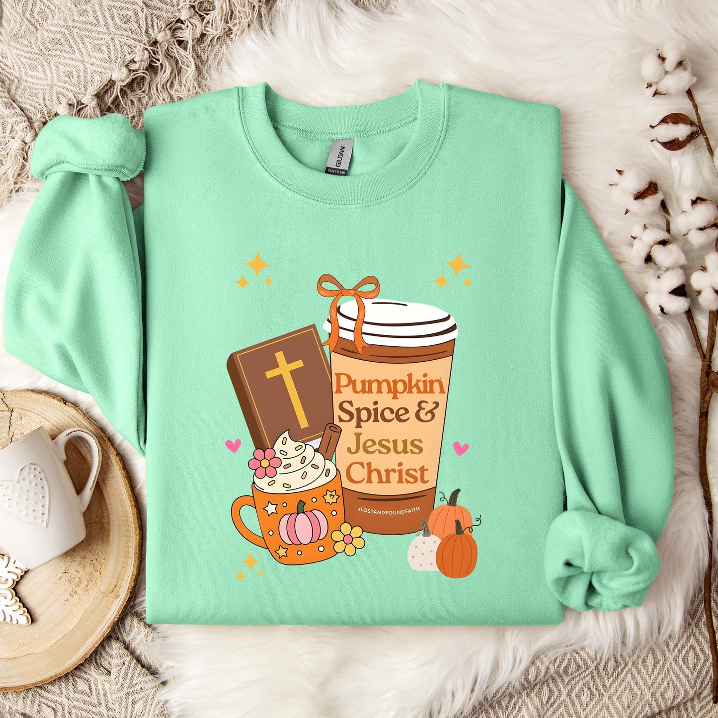 Pumpkin Spice & Jesus Christ 05 Sweatshirt