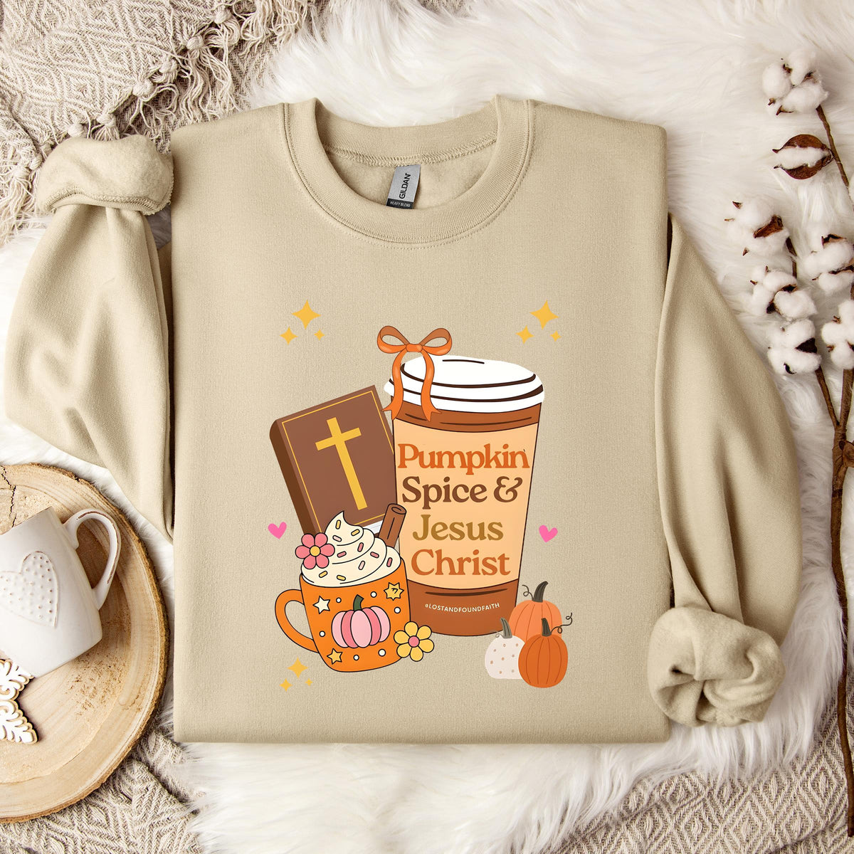 Pumpkin Spice & Jesus Christ 05 Sweatshirt