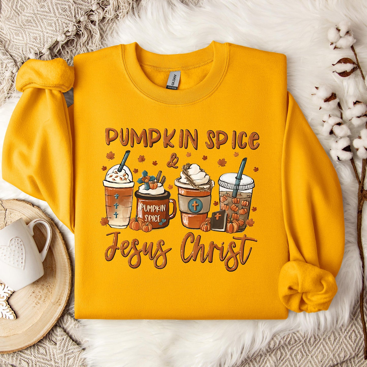 Pumpkin Spice & Jesus Christ 06 Sweatshirt