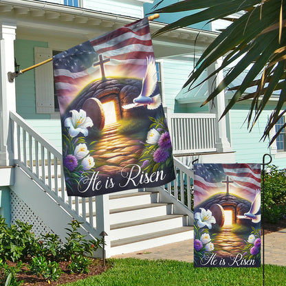 FLAGWIX  Jesus Christ, Resurrection of Jesus He Is Risen Flag
