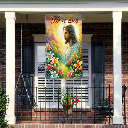 FLAGWIX  Jesus Christ Easter Day He Is Risen Flag