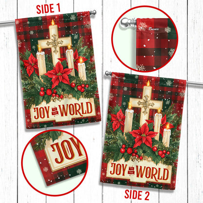 Joy To The World Keep Christ In Christmas Flag