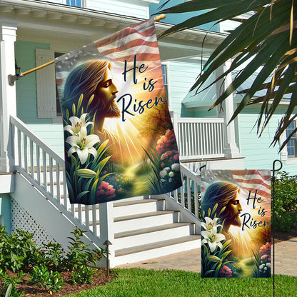 FLAGWIX  Easter Day Jesus He Is Risen Flag