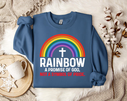 Rainbow A Promise Of God Not A Symbol Of Pride Sweatshirt