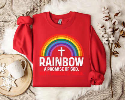 Rainbow A Promise Of God Not A Symbol Of Pride Sweatshirt