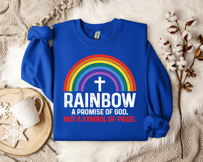 Rainbow A Promise Of God Not A Symbol Of Pride Sweatshirt