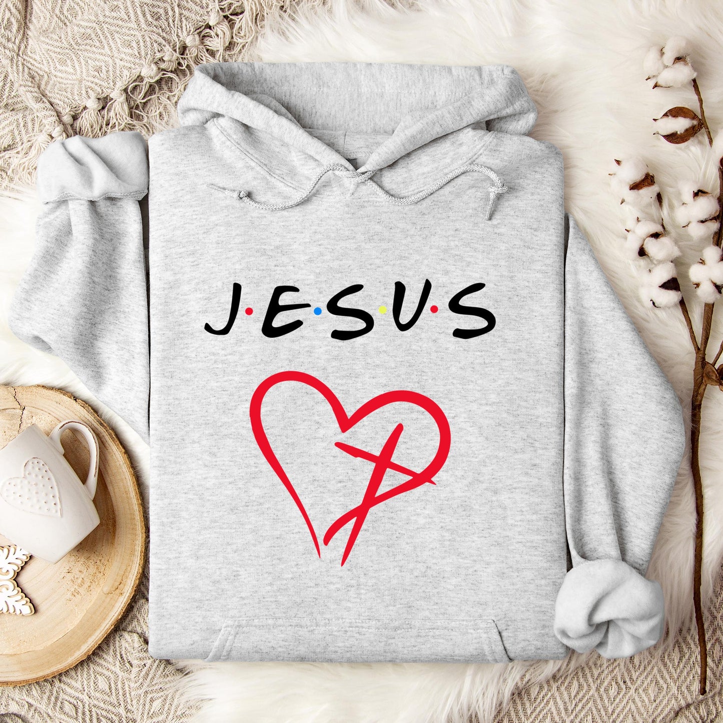 Religious Jesus Heart Hoodie