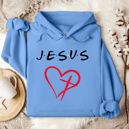 Religious Jesus Heart Hoodie