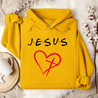 Religious Jesus Heart Hoodie