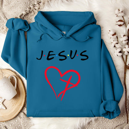 Religious Jesus Heart Hoodie