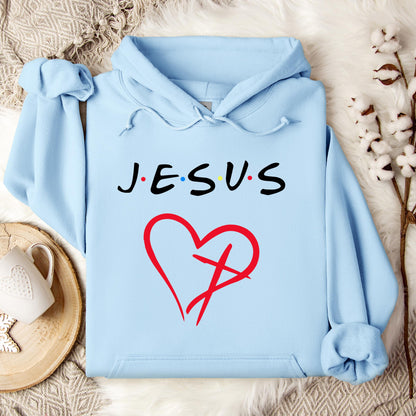 Religious Jesus Heart Hoodie