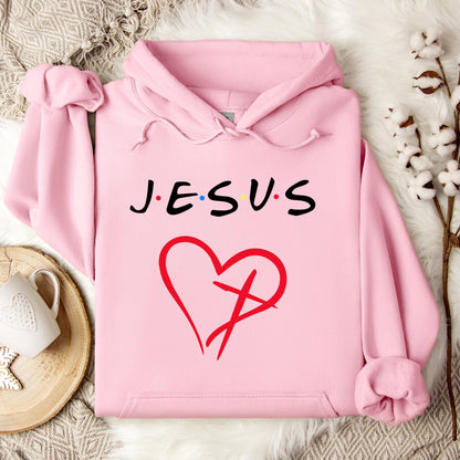 Religious Jesus Heart Hoodie