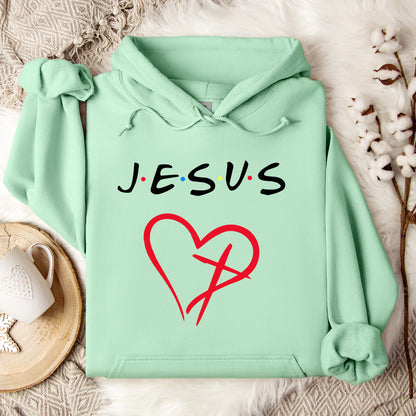 Religious Jesus Heart Hoodie