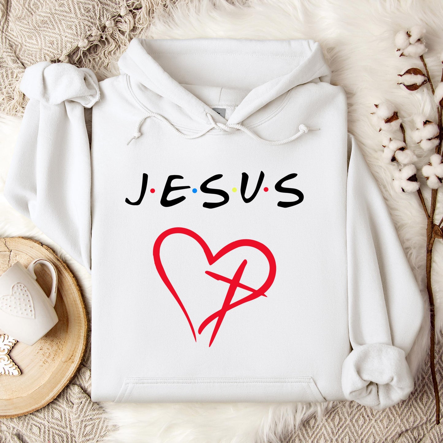 Religious Jesus Heart Hoodie