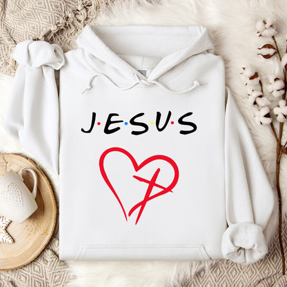 Religious Jesus Heart Hoodie