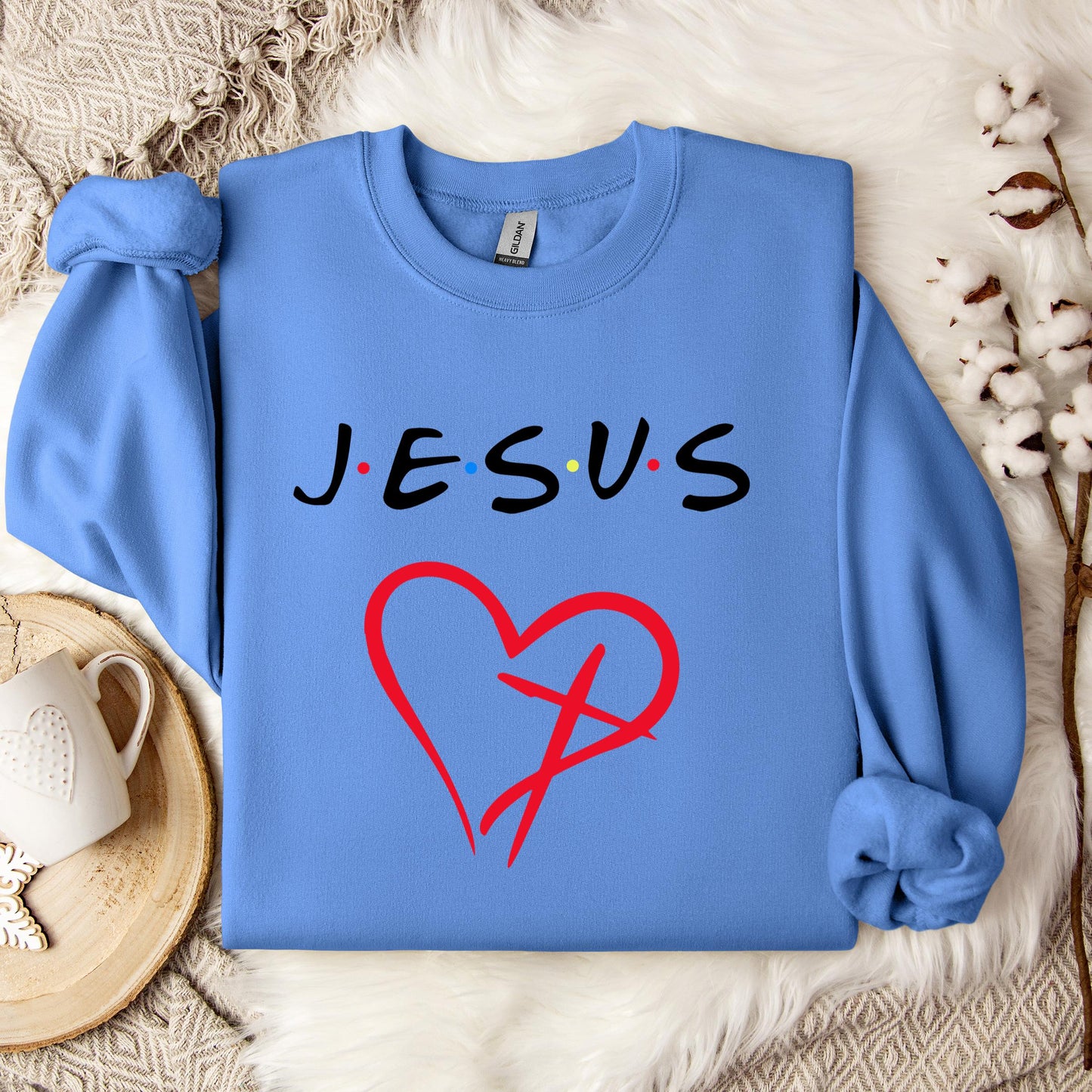 Religious Jesus Heart Sweatshirt