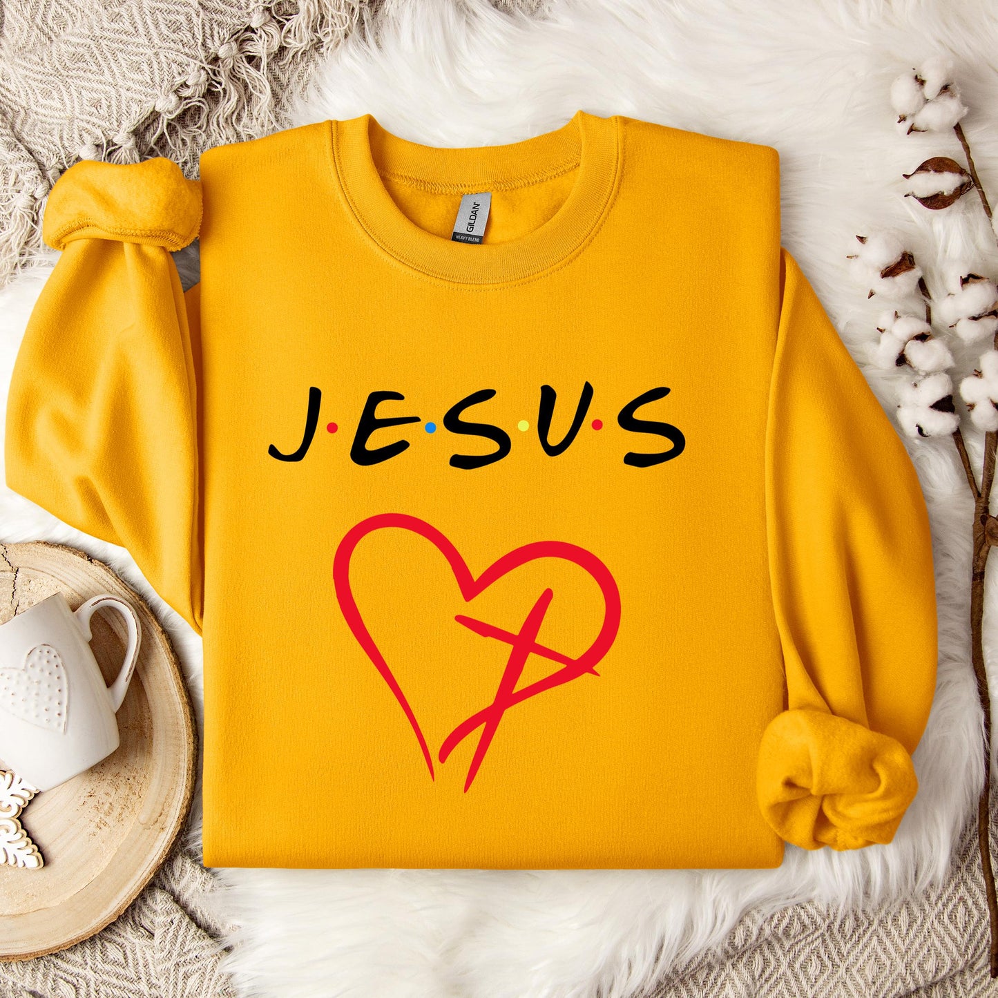 Religious Jesus Heart Sweatshirt